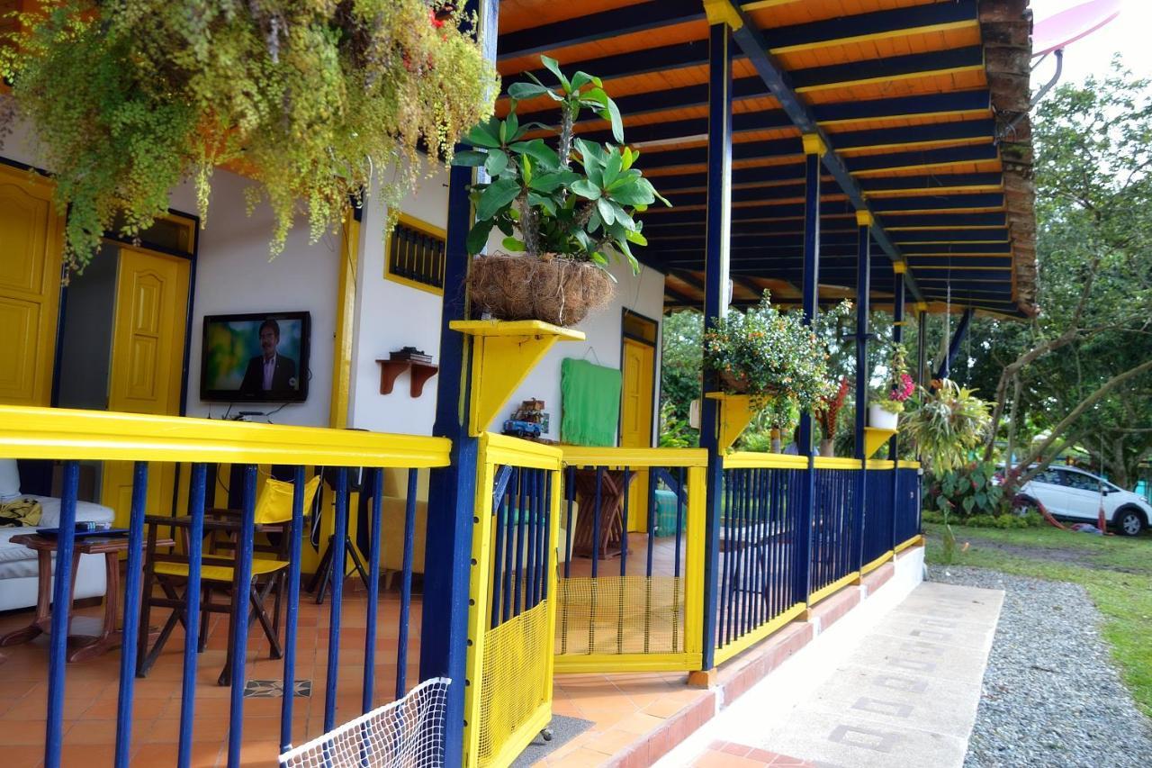 Casa Finca Villa Luz A 800 Mts Del Parque Del Cafe Montenegro Zewnętrze zdjęcie